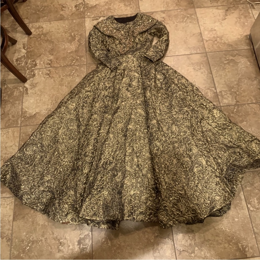 Brocade ballgown